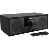 DAB500 CD Player, FM and DAB+ Digital Radio | Bluetooth, Mains Powered, Stereo Speakers, USB, MP3, AUX, Headphone Jack, Custom EQ, Remote Control | Oakcastle DAB Radio and CD-Player | Radio CD Player