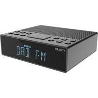 MAJORITY Knapwell | Bluetooth DAB, DAB+ Clock Radio | Bedside Radio with Dual Alarm, Snooze Function, Large Dimmable Display| High Fidelity Speakers, USB Charging | FM, Headphone Jack