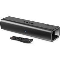 MAJORITY Bluetooth Soundbar for TV | 2.1 Channel 3D Surround Sound | Wireless & Wall Mountable | HDMI ARC, AUX, Optical, Remote & Brackets Included | Naga 40