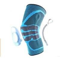 Compression Silicone Knee Supports - Blue