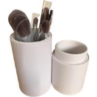 8Pc Makeup Brush Set With Storage Case