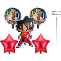 Large 5Pc Happy Birthday Cartoon Balloon