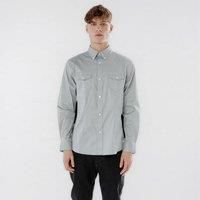 Mens Smart Casual Cotton Shirt- Regular Fit Semi Formal Shirt With Chest Pockets