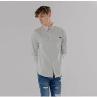Men's Long Sleeve Casual Shirt, Smart Classic Double Chest Pockets Formal Top