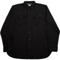 Mens Smart Casual Button-Down Shirt -Regular Fit Cotton Long Sleeve with Pockets