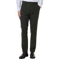 Dane D1 Coffee Classic Herringbone Tweed Tailored Fit Trousers