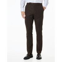 DANE - Mens Tweed Trousers 1920s Herringbone Tailored Fit Suit  Pants