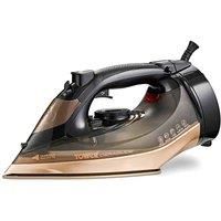 Tower T22022GLD Ceraglide 2800W 360 Cord/Cordless Steam Iron - Black And Rose Gold