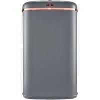 Tower 58 Liter Carbon Steel Cavaletto Sensor Bin - Grey