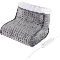 Carmen Core C81150 Electric Heated Foot Warmer with 4 Heat Settings, 85W, Grey
