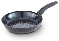 Tower T900135 Diamo 24cm Frying Pan with Black Diamond Ceramic Non-Stick Coating & Softtex Handle, Aluminium, Black