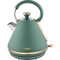 Tower T10044JDE Cavaletto Kettle with Fast Boil, 1.7L, 3000W, Jade and Gold