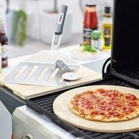 Tower T932025 3pc BBQ Pizza Tool Set Pizza Stone,Cutter,Paddle, for 12” Pizza’s