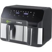 Tower T17099 Vortx Eco 5.2 + 3.3L Dual Basket Zone Chips Vegetable Air Fry Fryer
