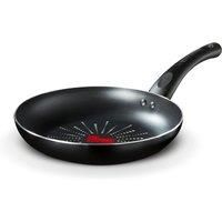 Tower T700300 SmartStart Classic Aluminium Frying Pan with Aeroglide Non-Stick C­­oating, Black, 24cm