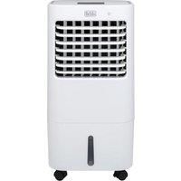 BLACK+DECKER, BXAC65007GB, 15L Portable 2-in-1 Air Cooler, 3 Modes, 3 Speed Settings, LED Display, 8 Hour Timer, Remote Control, 65W, White