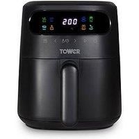 Tower T17125 Vortx 3L Air Fryer With Colour Digital Display, Digital Control Panel & 7 One-Touch Pre-Sets, 1300W, Black