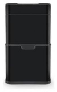 Tower Sensor Bin 50 Litre Ozone Recycling in Black | T938021BLK | Brand new