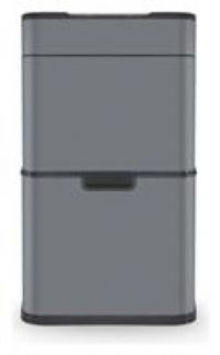 Tower Sensor Bin 50 Litre Ozone Recycling in Grey | T938021GRY | Brand new