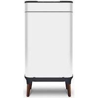 Tower T938022WHT Ozone Sensor Bin with Legs, Large 65L, Hands Free Opening, Carbon Filter, White