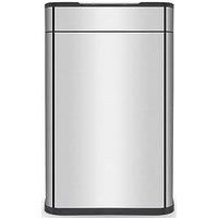 Tower T938023SS Ozone Sensor Bin, Large 60L, Hands Free Opening, Carbon Filter, Stainless Steel