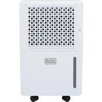 BLACK+DECKER BXEH60016GB 12L Smart Dehumidifier & Ionizer, 4 Modes, Quiet, 2.1L Water Tank, 24 Hour Timer, White