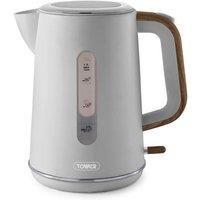 Tower Scandi T10037GRY Stainless Steel Kettle with Rapid Boil and Boil Dry Protection, 1.7L, 3kW, Dove Grey