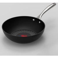Tower T900306 SmartStart Ultra Forged 28cm Aluminium Wok with Easy Clean Aeroglide Non-Stick, 15x Stronger, Induction Compatible, Oven Safe up to 220°, Long Lasting, PFOA Free
