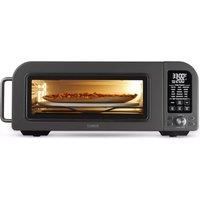 Tower T17141 Elite Pizza Oven with 5 High Temperature Programs, 15 Cooking Functions, Turbo Crisper, 400C,18L, 2000W, Grey & Chrome