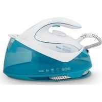 Swan SI12051AQ Steam Generator Iron with Ceramic Soleplate, 4 Steam Pre-Sets, Anti-Calc, Anti-Drip, 80g/min Steam Rate, 2400W, 900ml, White and Aqua