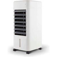 Tower T669004 4L Compact Air Cooler, 3 Modes, 3 Fan Settings, Automatic Swing, 15 Hour Timer, White