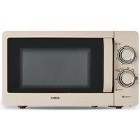 Tower 800W 20L Manual Microwave in Latte with Chrome Accents T24042MSH