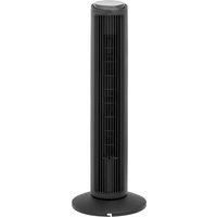 BLACK+DECKER, BXFT50009GB 30” Smart Tower Fan with 3 Speed Settings, 2 Airflow Modes, Weekly Timer, Remote Control, 50W, Black