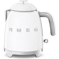 Smeg 50’s Style Retro Range Breakfast Set, 0.8L 1400W Mini Kettle and Multi-Functional Control 2-Slice 950W Toaster, White, KLF05WHUK/ TSF01WHUK