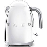 Smeg Kettle & 4-Slice Toaster, Polished Stainless Steel, KLF03SSUK/TSF03SSUK
