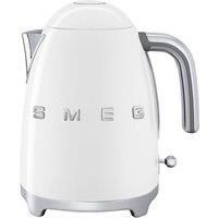 Smeg 50’s Style Retro Range Breakfast Set, 1.7L 3000W Kettle and Multi-Functional Control 4-Slice 2000W Toaster, White, KLF03WHUK/ TSF03WHUK