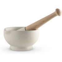 MB947002 Milton Brook Pestle and Mortar, Vitrified Porcelain, Size 0, 10cm Diameter, White
