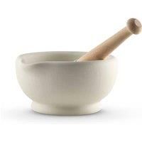 Milton Brook MB947005 Pestle and Mortar, Vitrified Porcelain, White