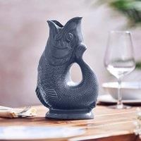 Wade WA967803GRY Original Fish Jug, Earthenware, 1.2L, French Grey Made in Stoke