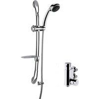 Nuie Round Vertical Bar Valve & Kit Chrome