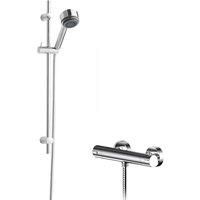 Hudson Reed Round Bar Valve & Kit Chrome