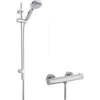 Hudson Reed Round Bar Valve & Kit Chrome