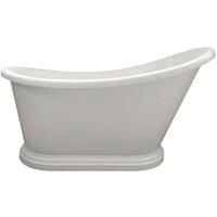 B C Designs BC Designs Penny 1360Mm Slipper Bath White