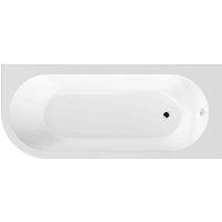 Nuie Crescent Back to Wall Single Ended Bath 1700 x 725 RH
