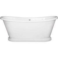 B C Designs BC Designs 1800Mm Acrylic Boat Bath White