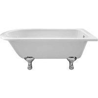 B C Designs BC Designs Tye 1500Mm Shower Bath With Feet Set 1 White