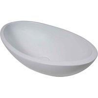B C Designs BC Designs Kurv Basin 615 X 360 Polished White