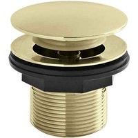 B C Designs BC Designs Push Down Bath Waste 60Mm (unslotted) Gold
