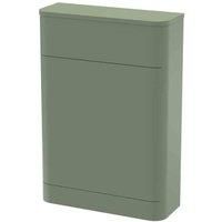 nuie PMP841 Parade Modern Bathroom Floor Standing WC Toilet Unit (Concealed Cistern and Pan Not Included), 550mm, Satin Green