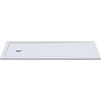 Nuie 1700 x 700mm Bath Replacement Slimline Shower Tray Slip Resistant Bathroom